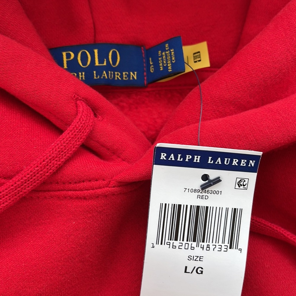 Polo Ralph Lauren Men’s Lunar New Year Polo Bear Hoodie New - Picture 9 of 10